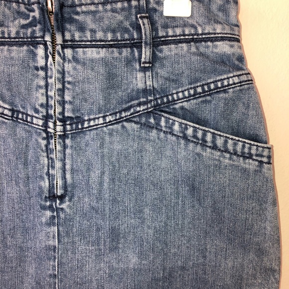 La Vie Rebecca Taylor Blue Denim Mini Skirt sz 27/Small - Picture 10 of 13